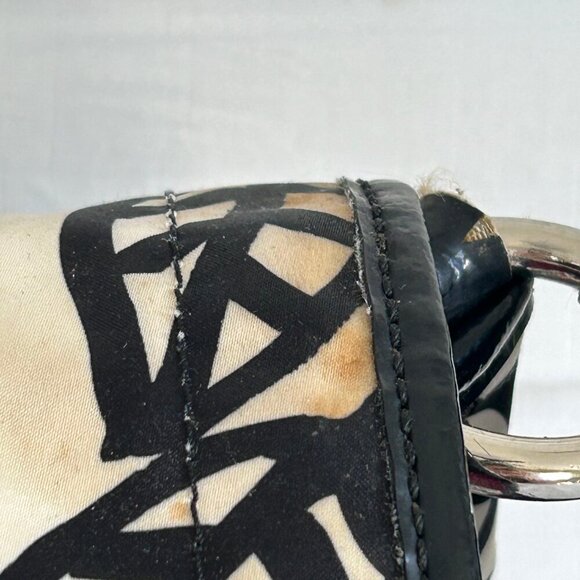 COACH Kyra Graffiti Daisy Floral Crossbody Shoulder Back Pink Lining White Black - Picture 6 of 16